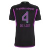 Officiële Voetbalshirt + Korte Broek FC Bayern München De Ligt 4 Uit 2023-24 - Kids